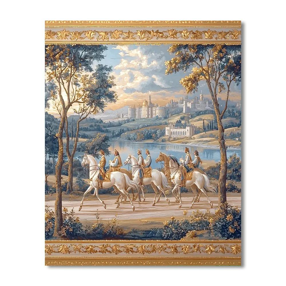 Jean-Auguste-Dominique Ingres Inspired History's Echoes  Paint By Numbers Kits
