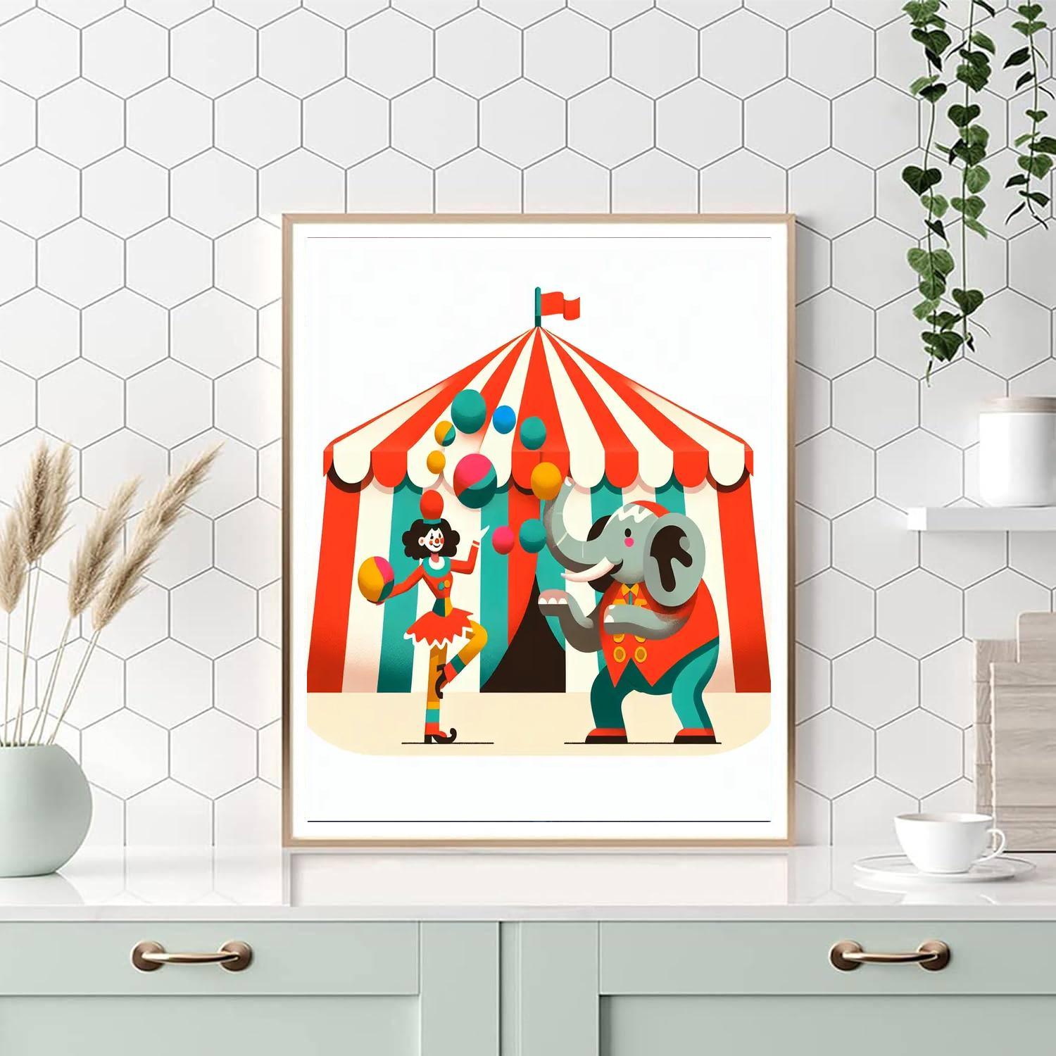Circus Of Colors Extravaganza Painting By Numbers Kit