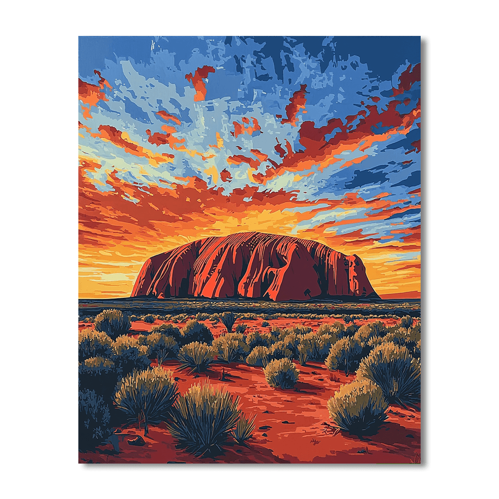 Ayers Rock Paint By Numbers Kits