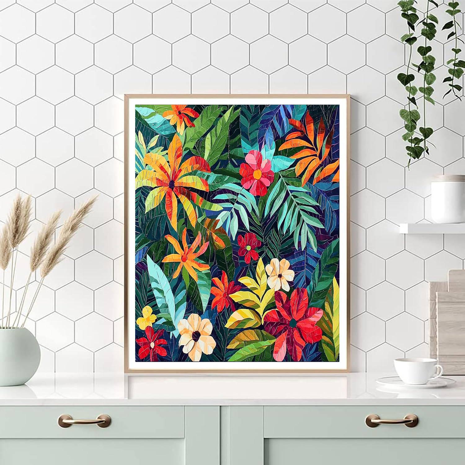 Frida Kahlo Inspired Harmony Of Spirits  Numbered Painting Kits