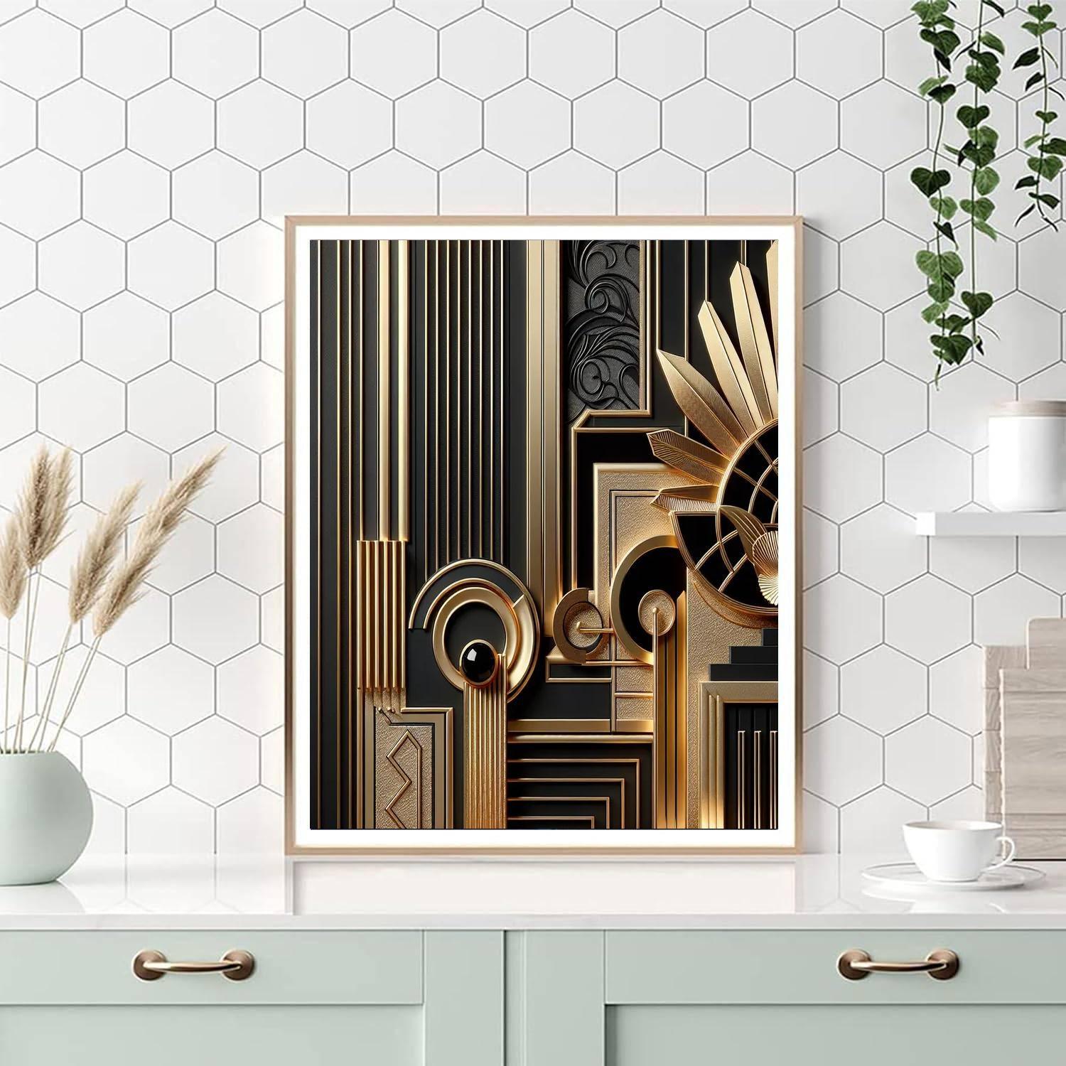 Grand Art Deco Celebration Paint By Number