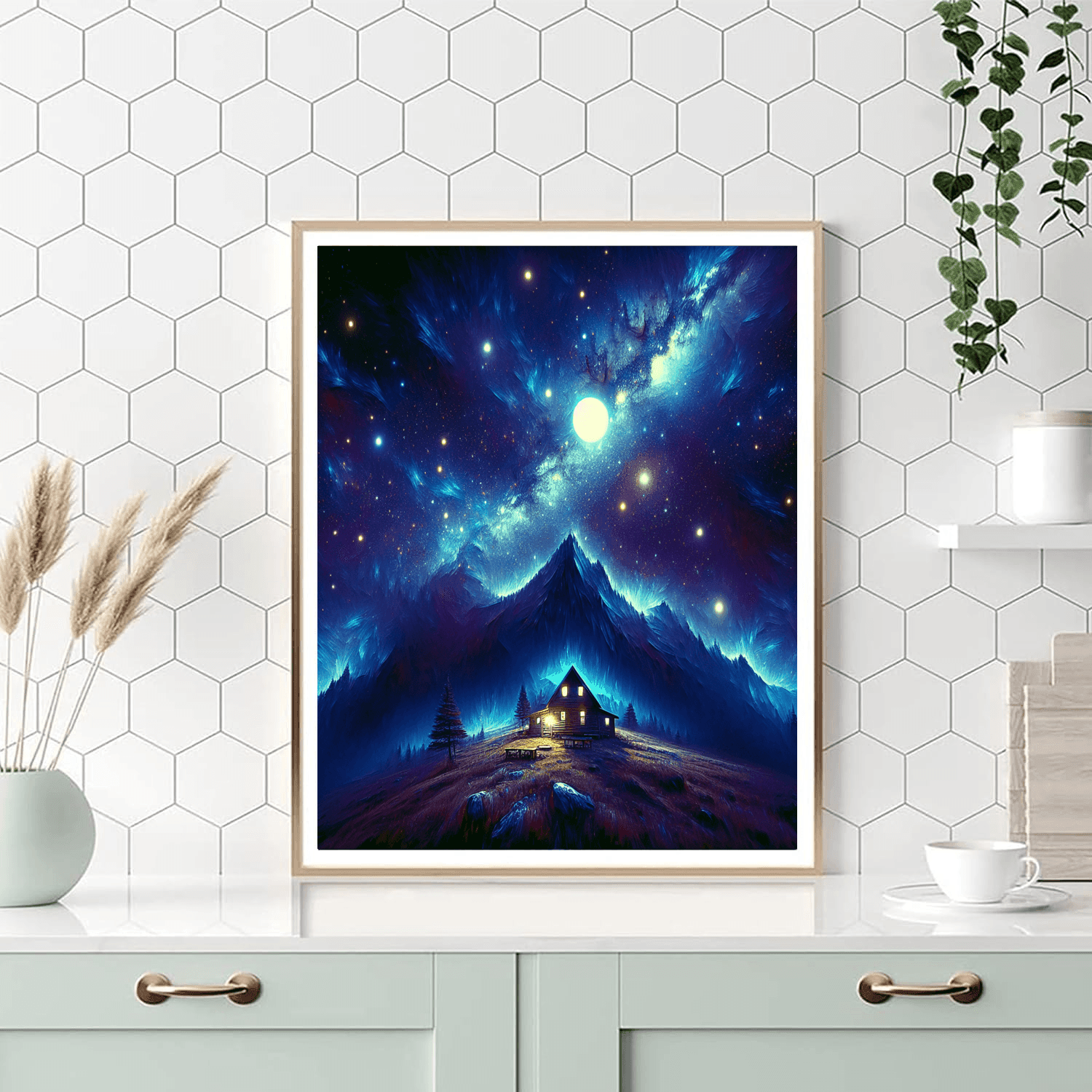 Dreamy Stargazer's Retreat Painting Number Kit
