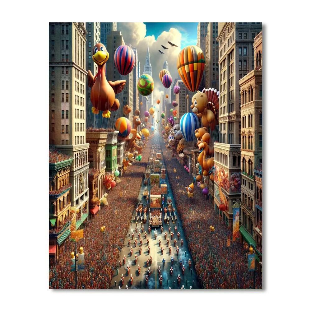 Macy's Thanksgiving Day Parade - New York Paint By Numbers Kits