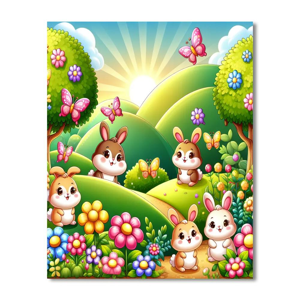 Tales Of The Enchanted Garden Paint By Numbers Kits