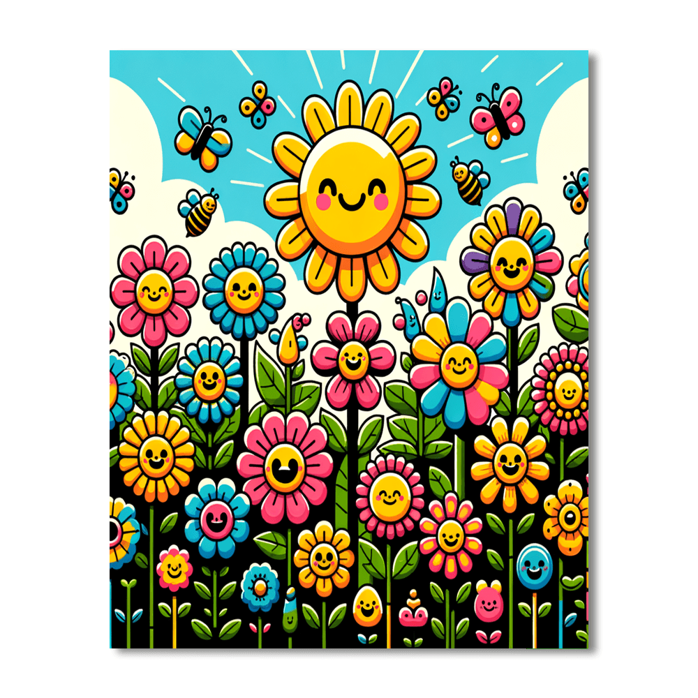 Garden Of Giggles DIY Paint By Numbers