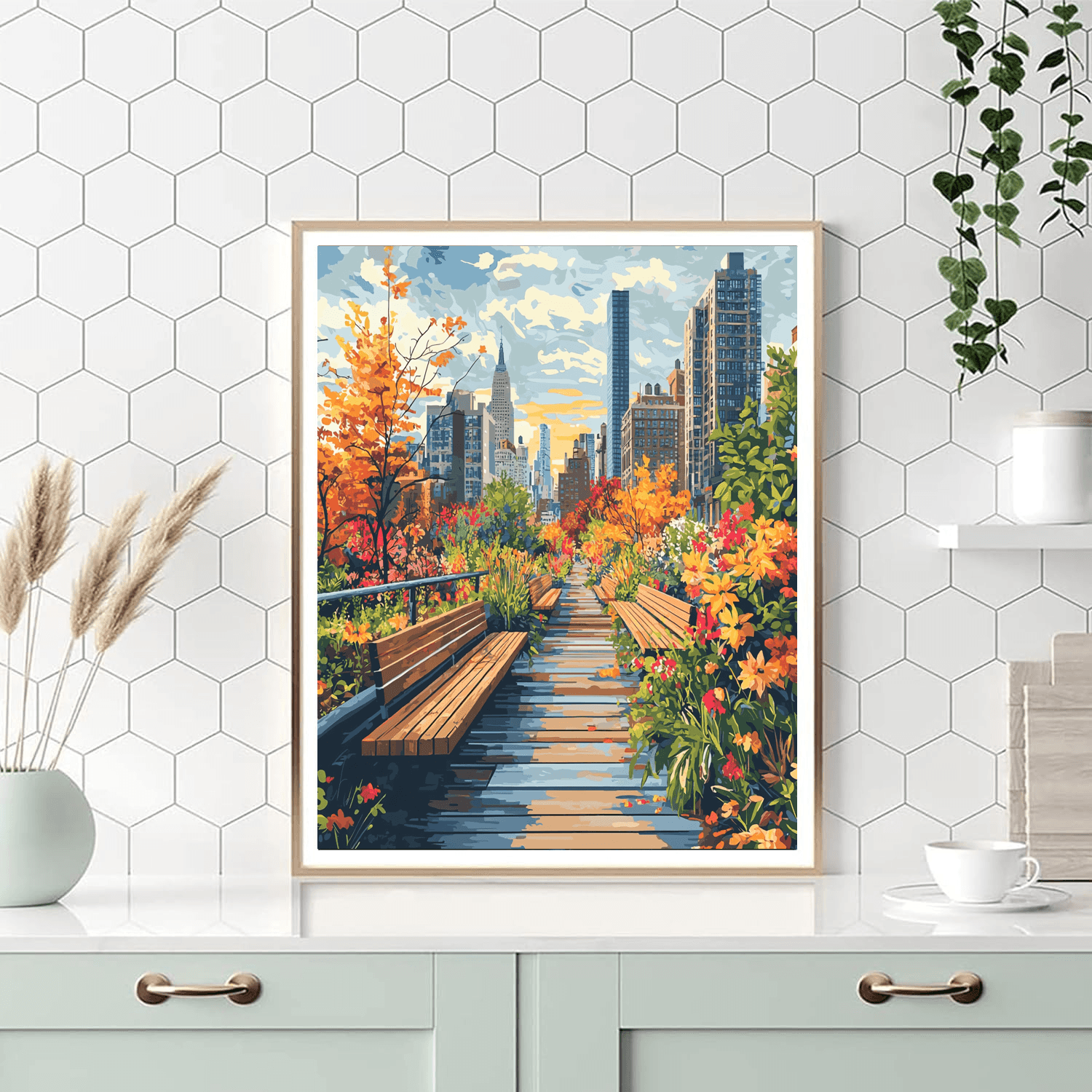 High Line - New York City Painting By Numbers Kit