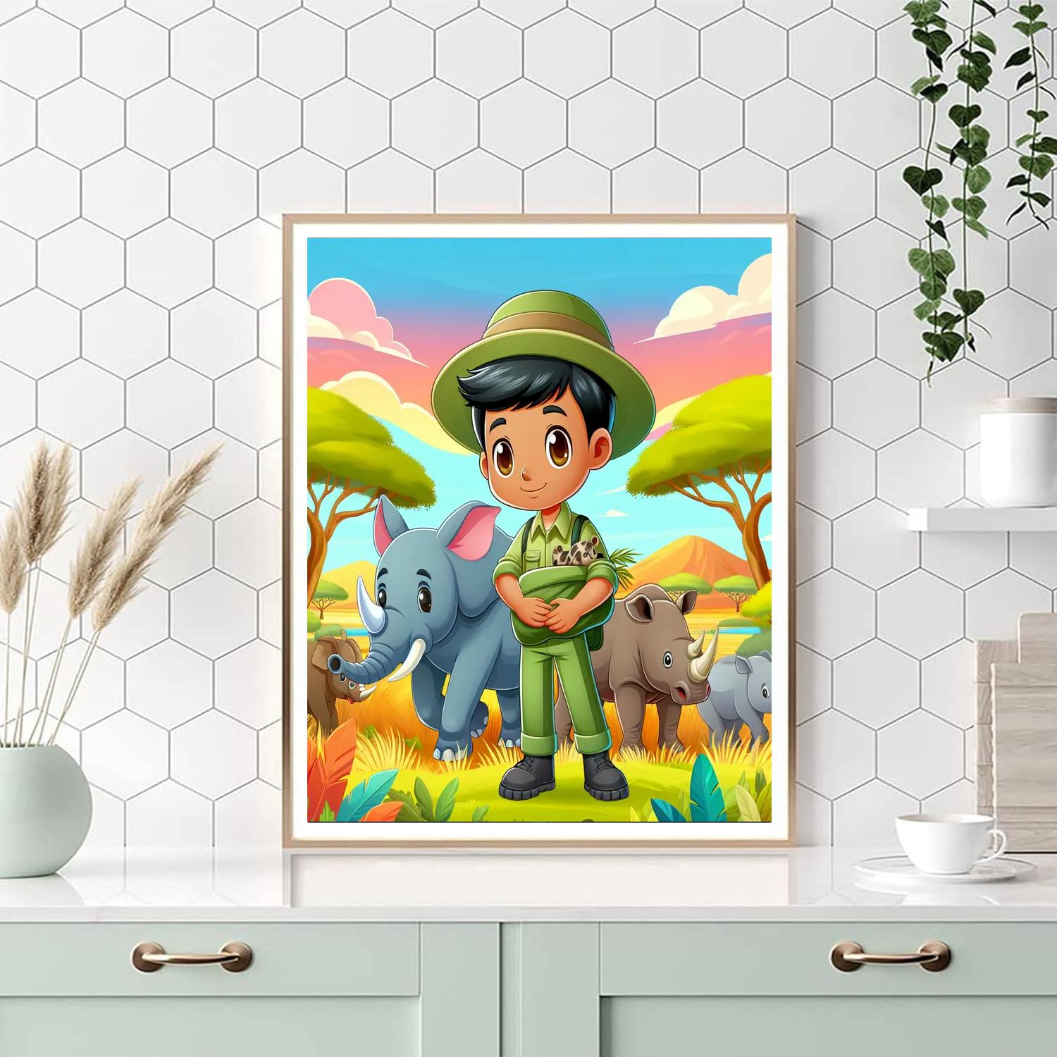 Safari Conservation Crusade DIY Paint By Numbers