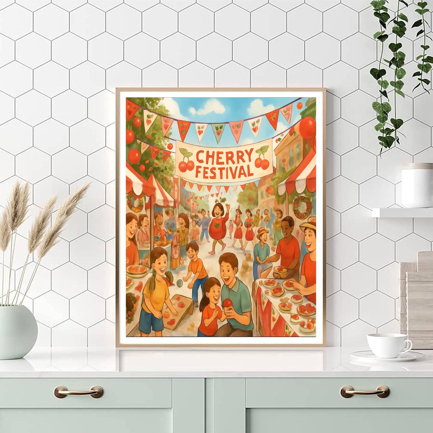 National Cherry Festival - United States Paint By Numbers Kits