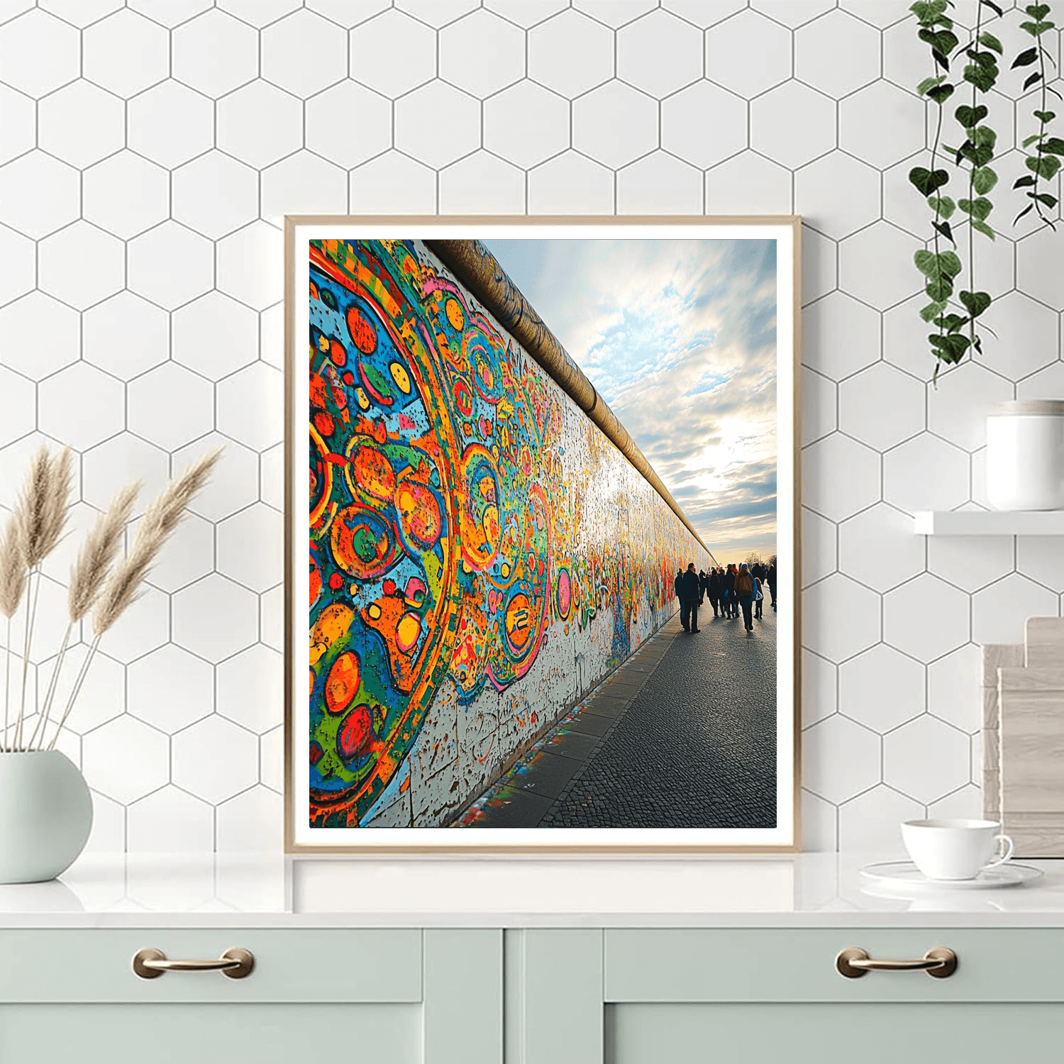 Berlin Wall East Side Gallery - Germany DIY Paint By Numbers