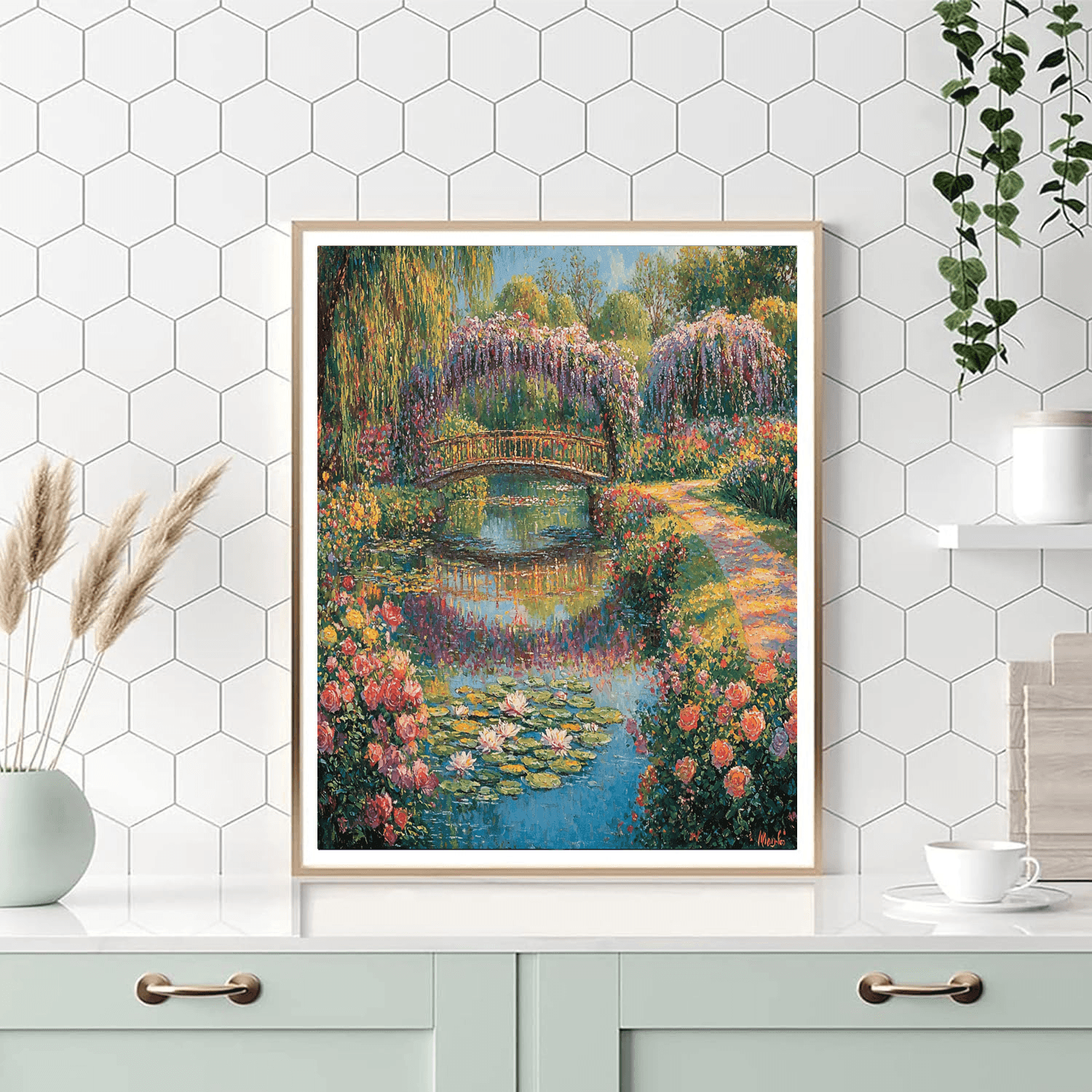 Monet's Garden DIY Paint By Numbers
