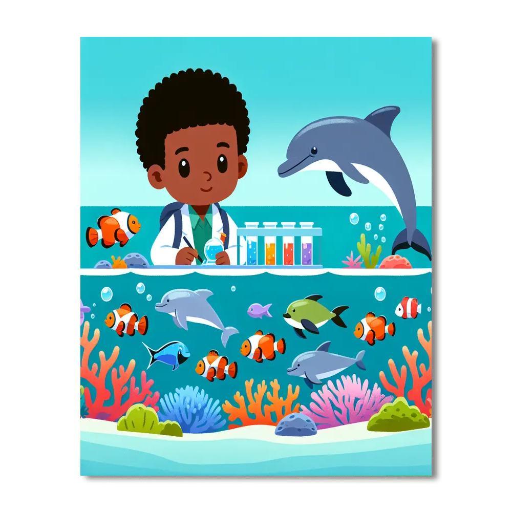 Marine Science Expedition Paint By Number