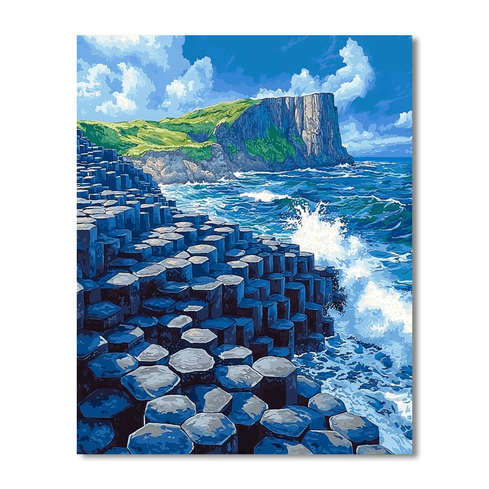 The Giant's Causeway - Northern Ireland Numbered Painting Kits