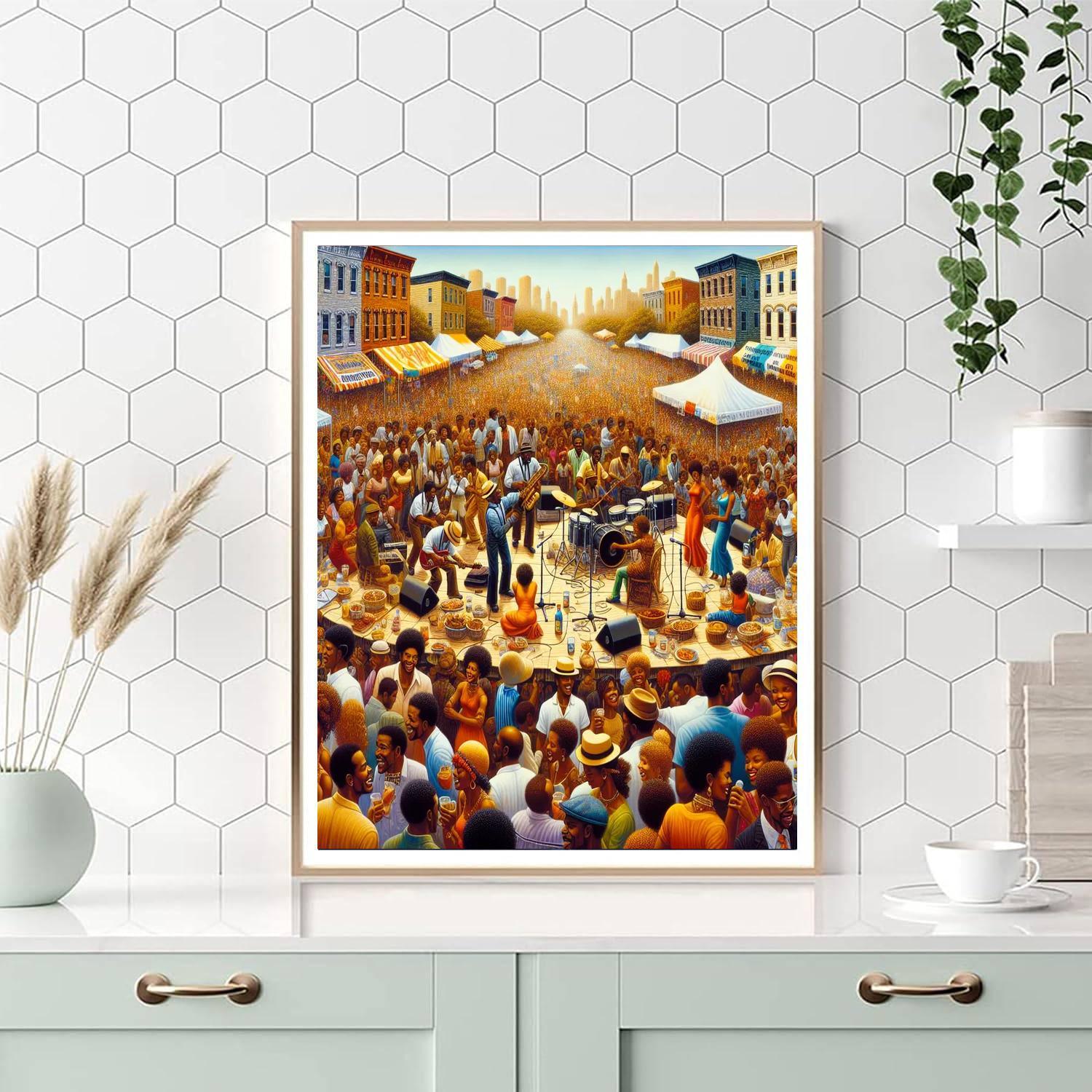 Harlem Renaissance Festival Numbered Painting Kits