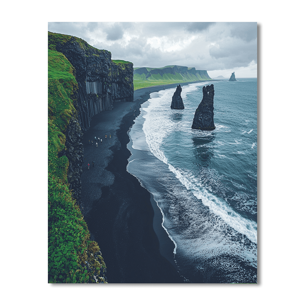 Vik Beach Numbered Painting Kits