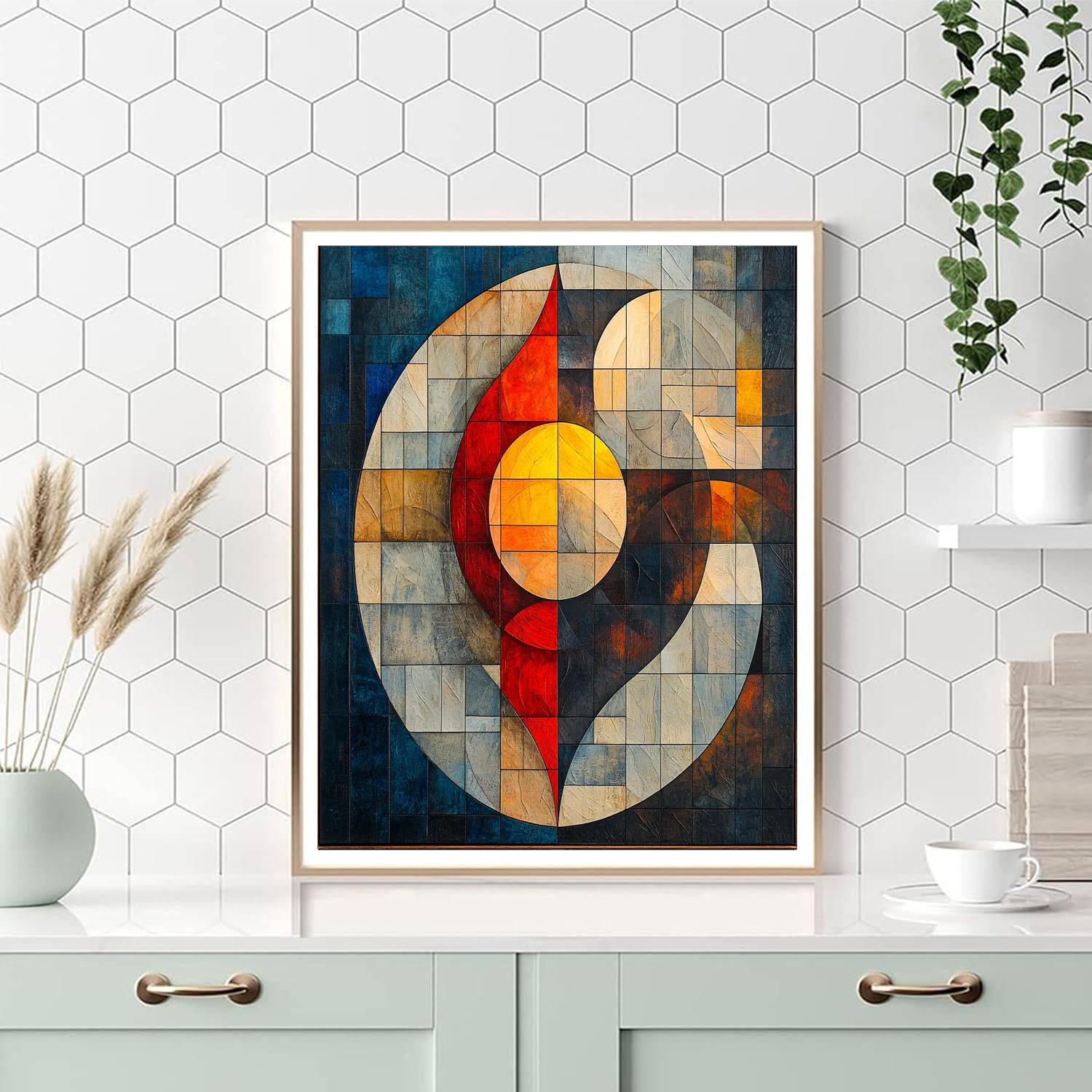 Paul Klee Inspired Mystical Harmonic Visions  Numbered Painting Kits