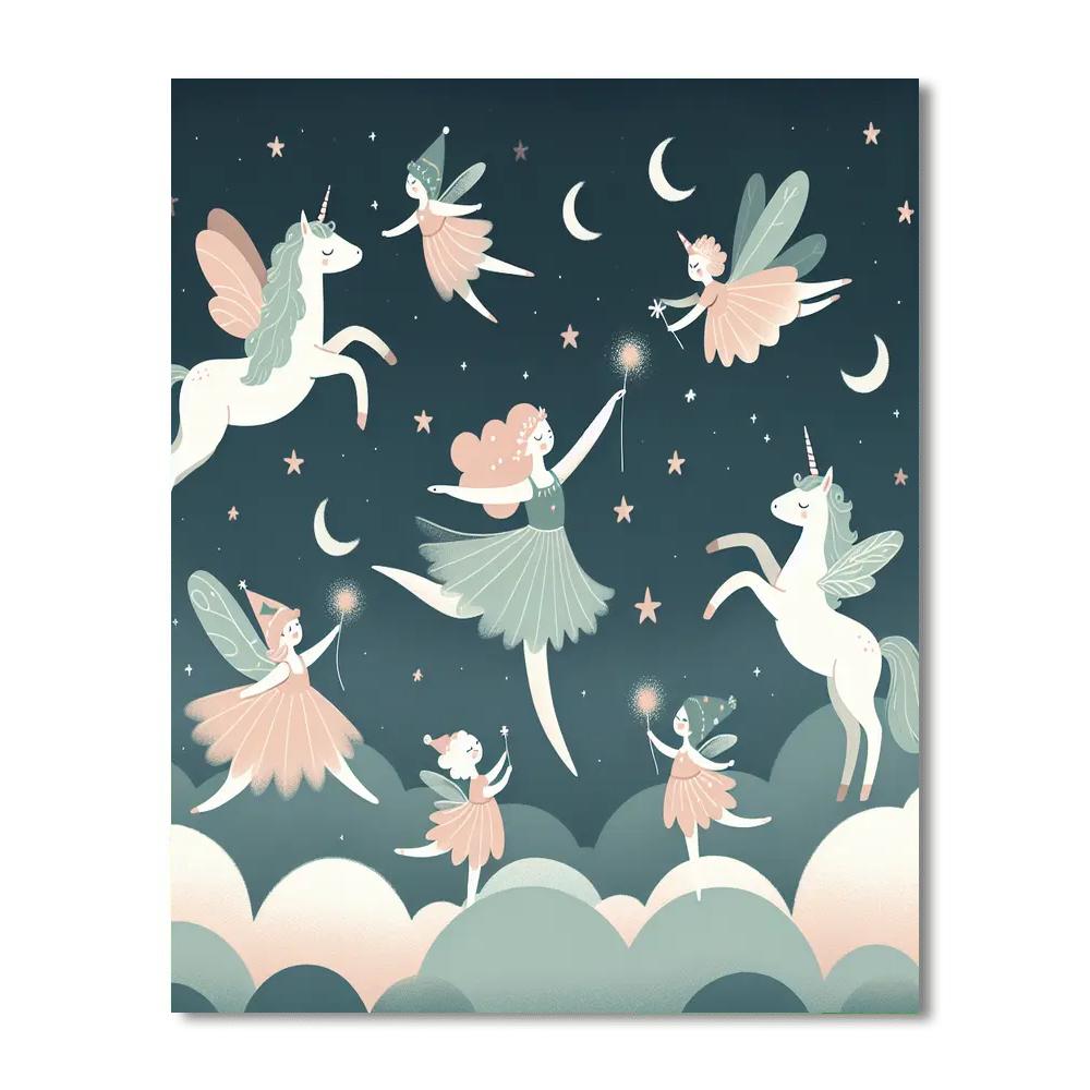 Enchanted Evening Frolic Painting By Numbers Kit