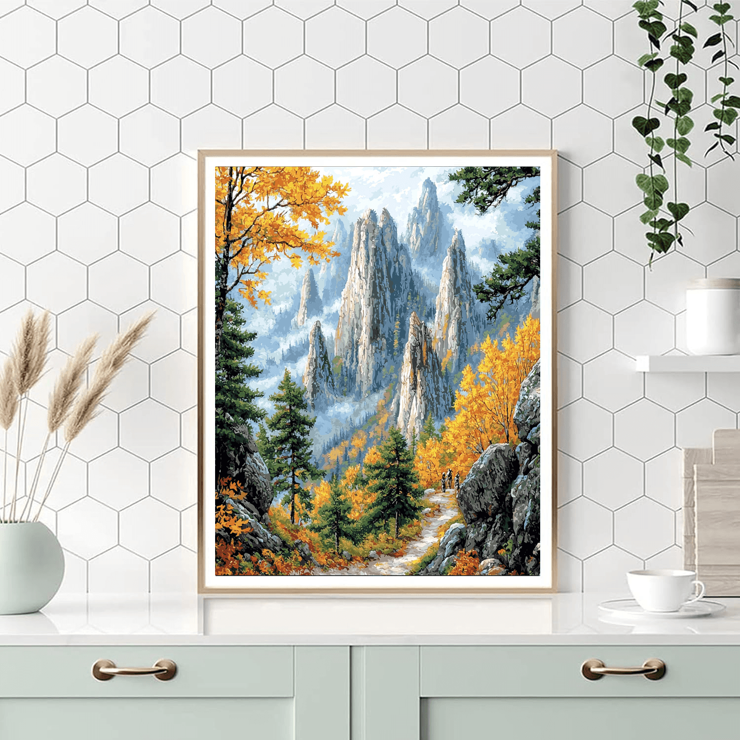 Huangshan Mountain Painting By Numbers Kit