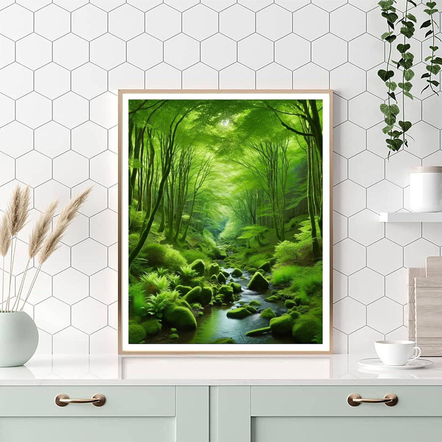 Silent Stream Numbered Painting Kits