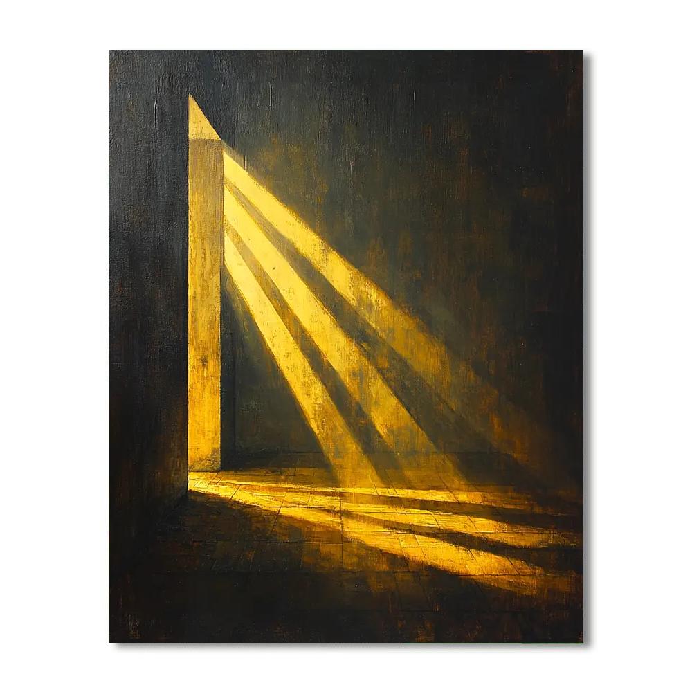 Caravaggio Inspired Rays Of Reflection  Paint By Color