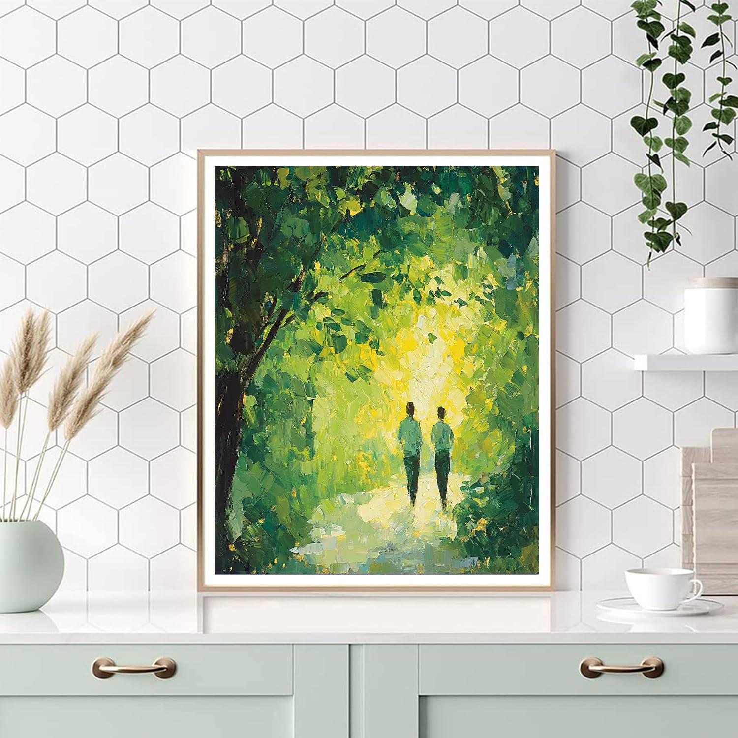 Pathway To Mother's Heart Paint By Numbers