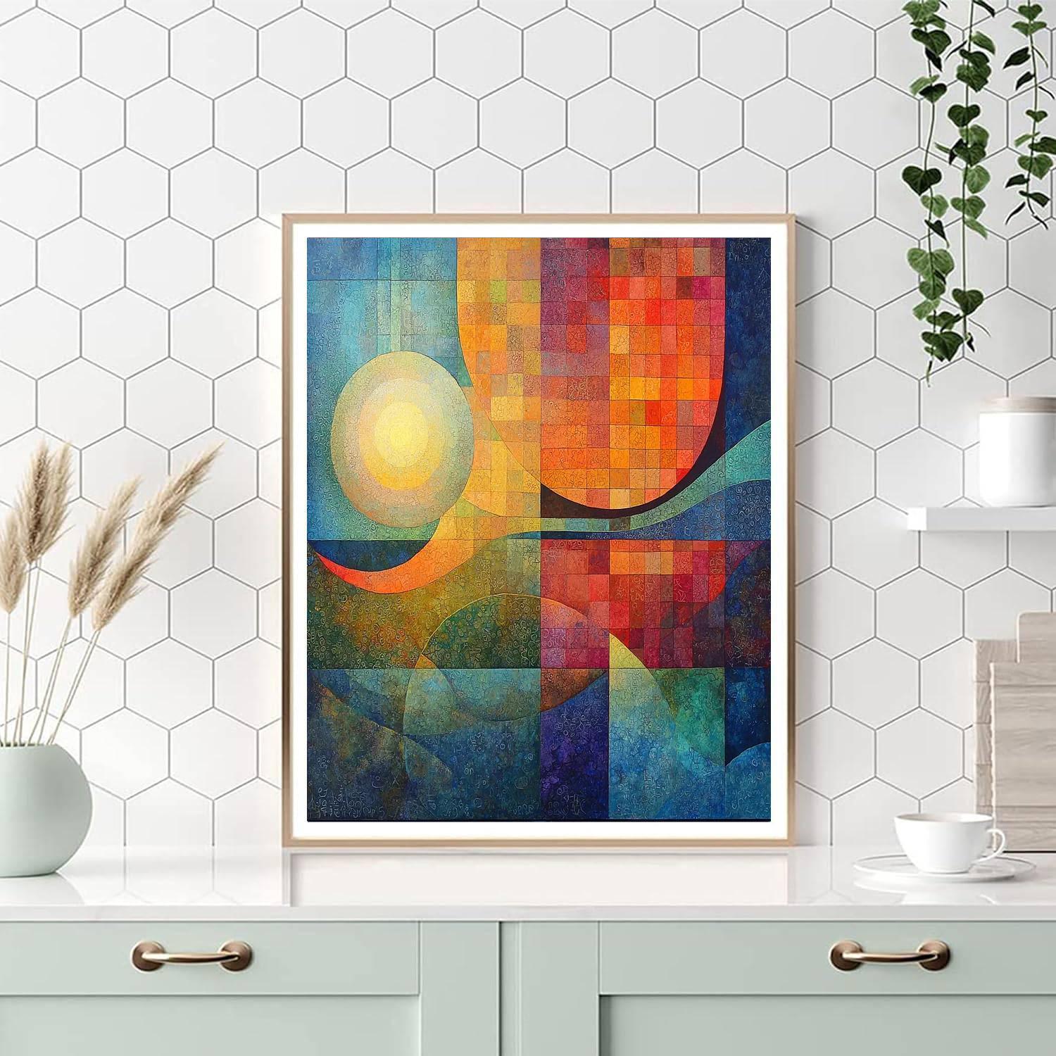 Paul Klee Inspired Whimsy Of The Infinite  Paint By Numbers Art