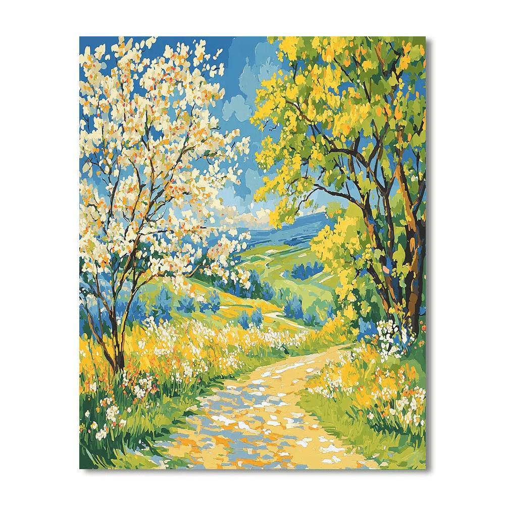 Vincent Van Gogh Inspired Eternal Springtime  Paint By Numbers