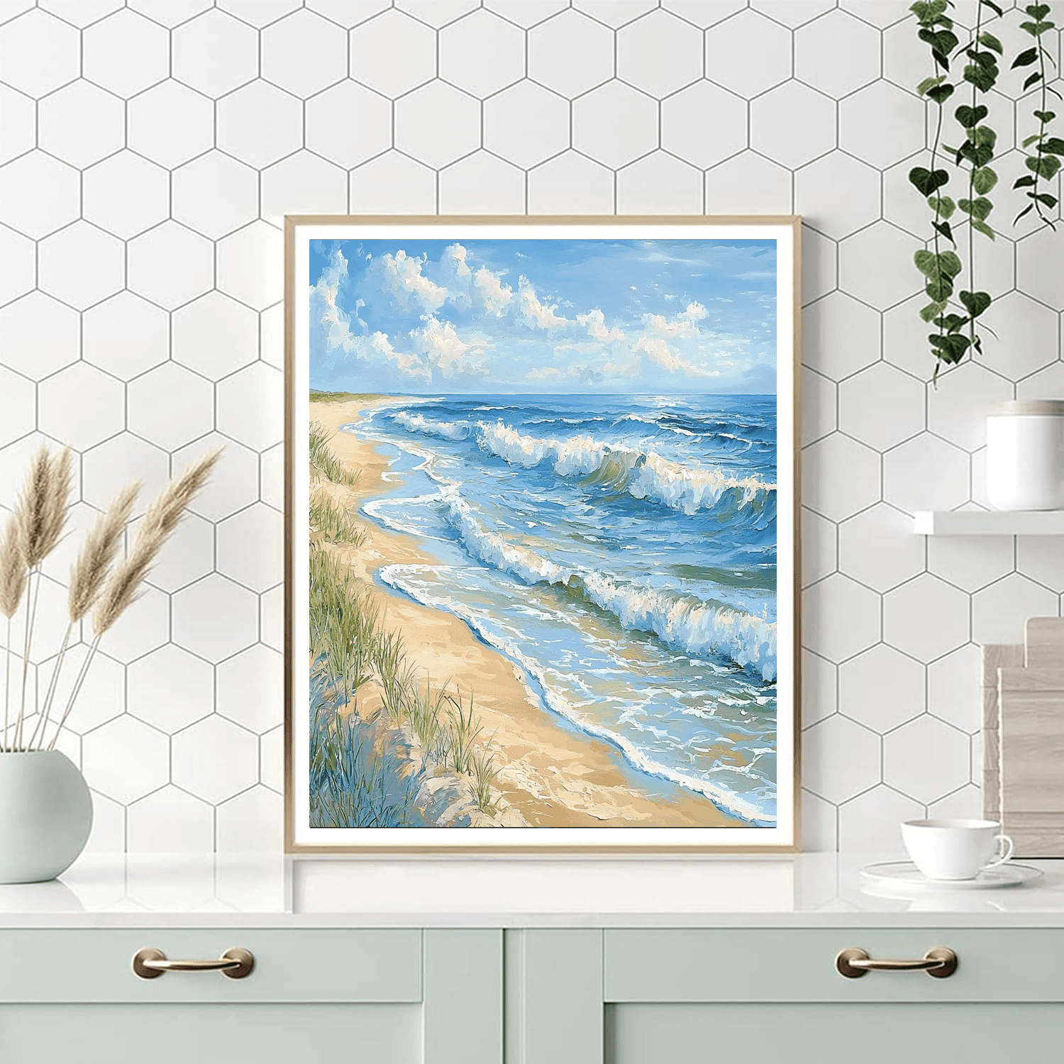 Claude Monet Inspired Glistening Shores  Paint By Numbers