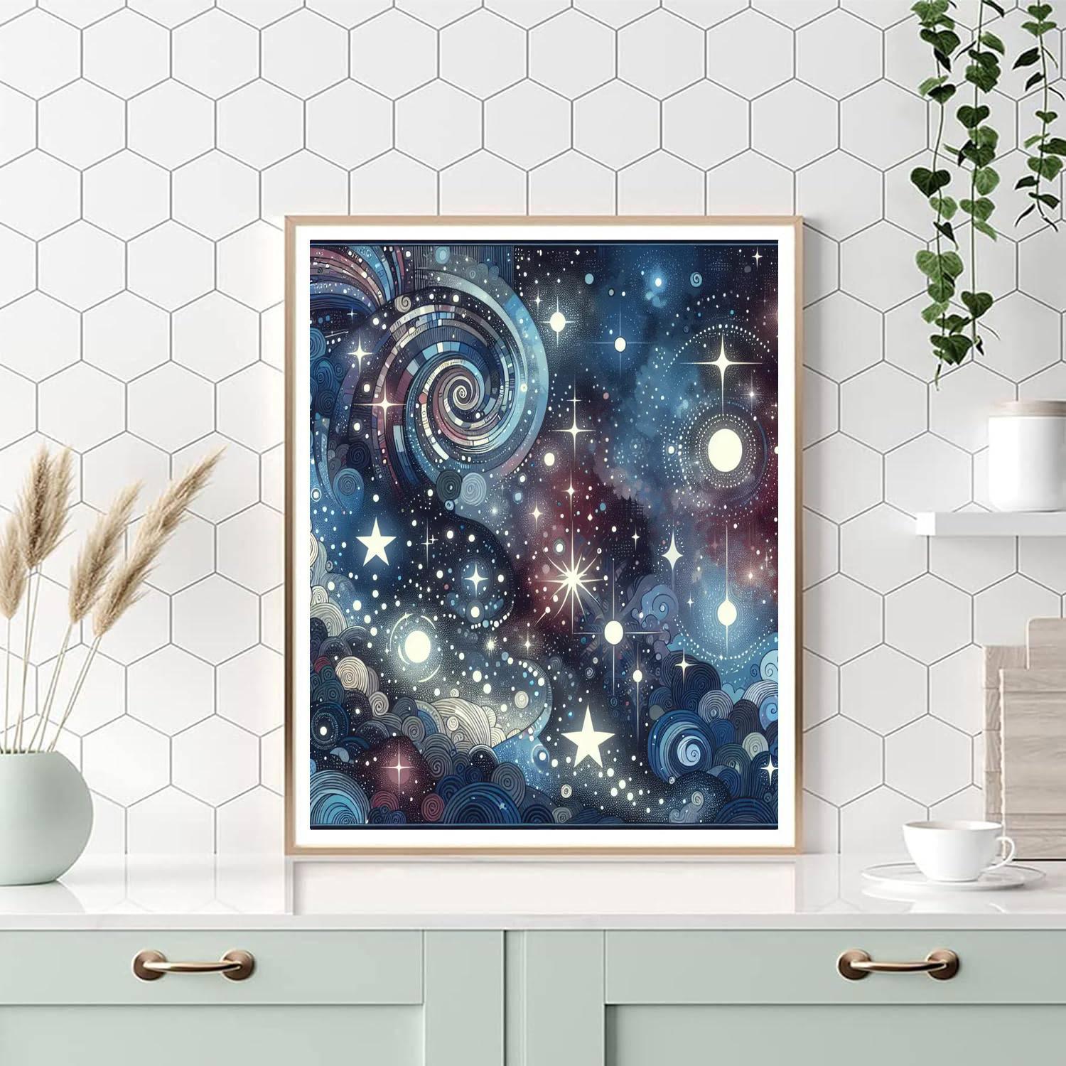 Galactic Starry Dream Paint By Numbers Kits