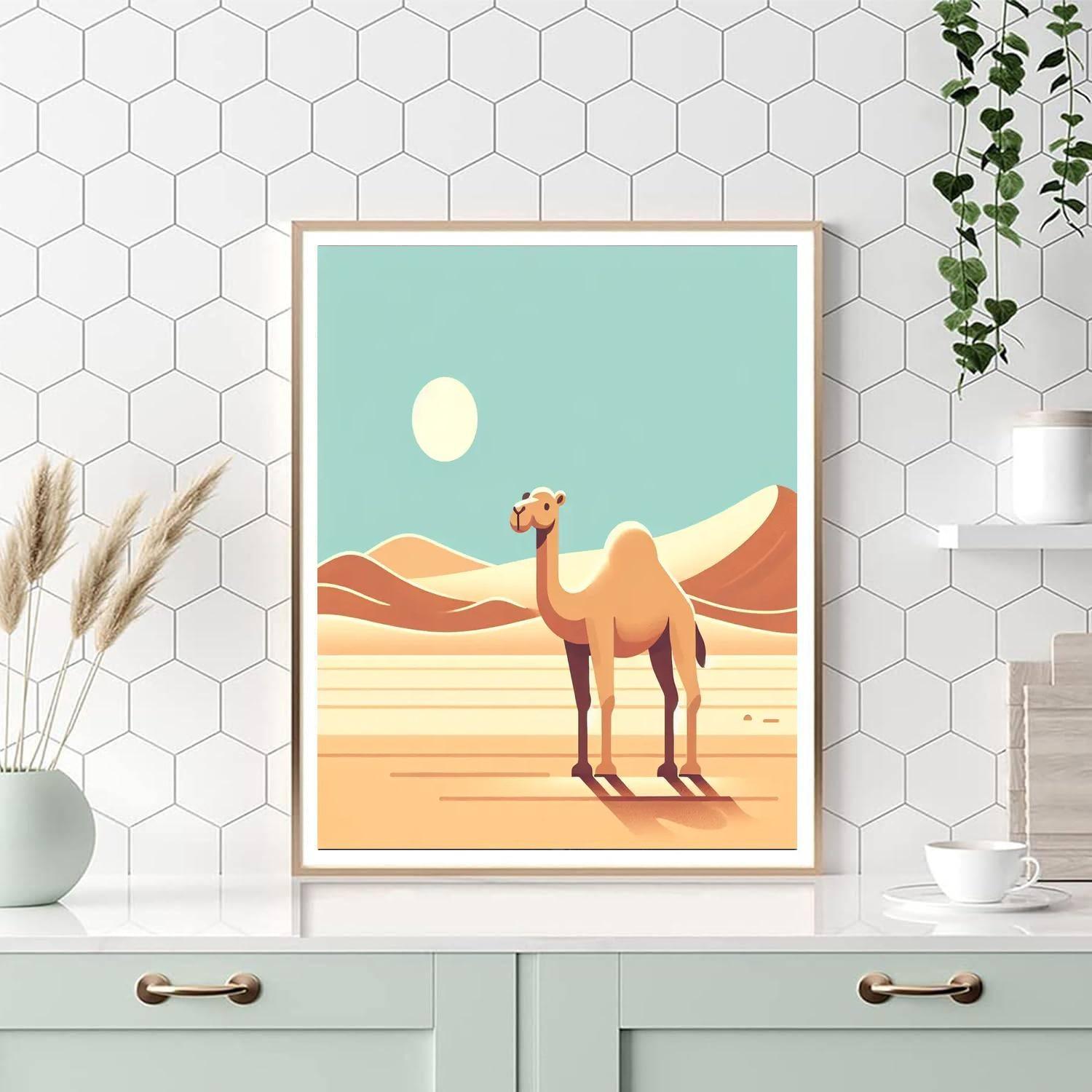 Caring Camel Numbered Painting Kits