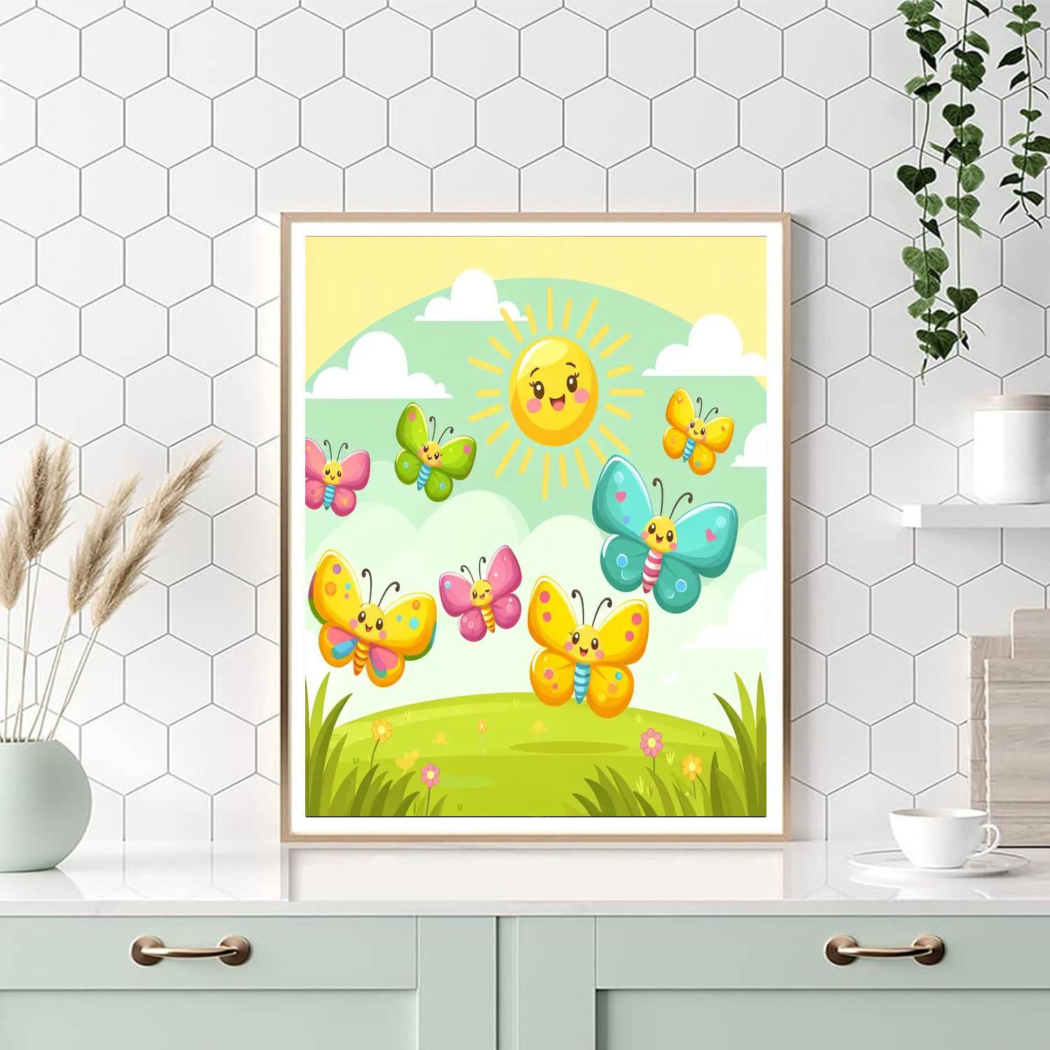 Butterfly Breeze Paint By Color