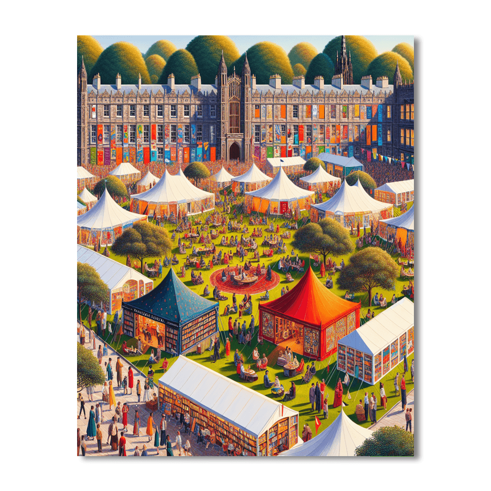 Edinburgh International Book Festival Number Painting