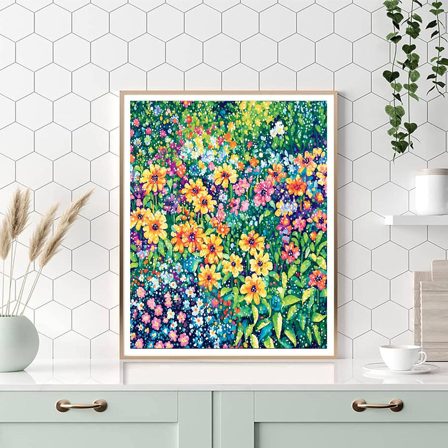 Georges Seurat Inspired The Garden Symphony  Numbered Painting Kits