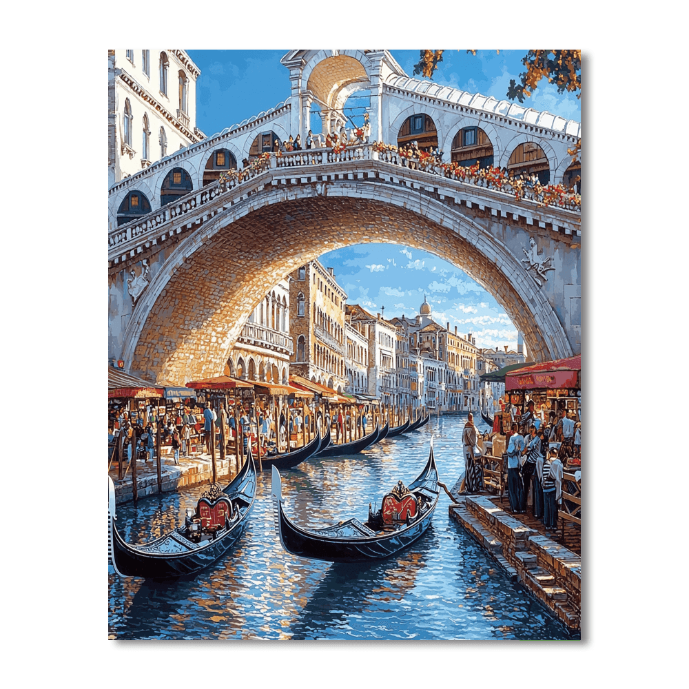 Rialto Bridge Painting Number Kit