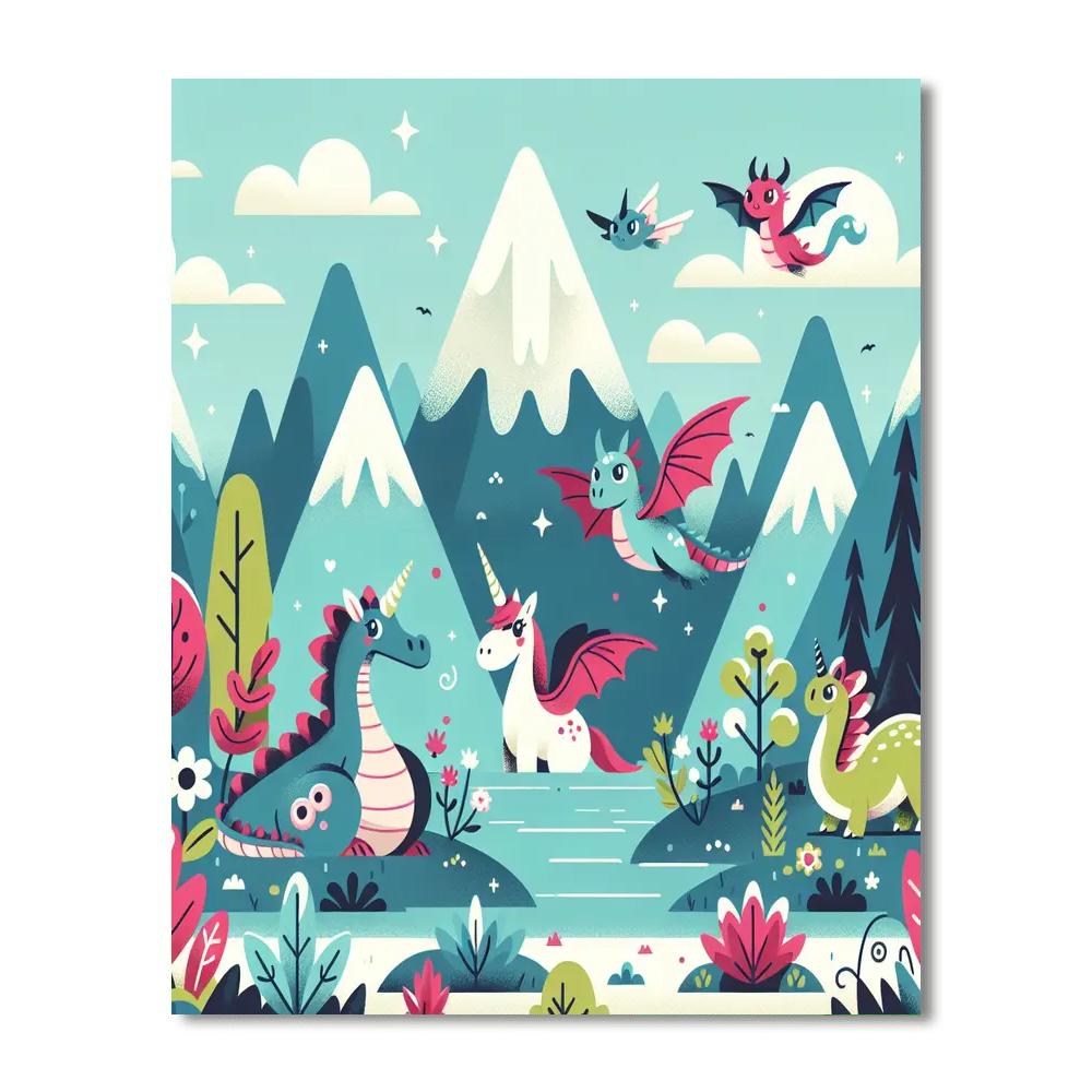 Enchanted Elevations Paint By Numbers