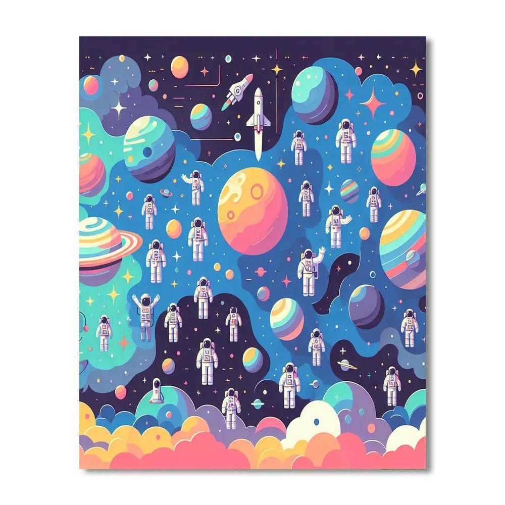 Outer Space Dreamers Paint By Number