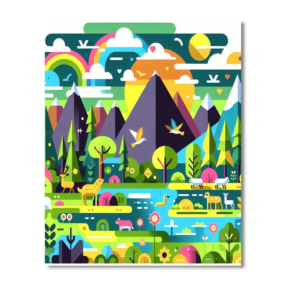 Nature’s Wonders Paint By Color