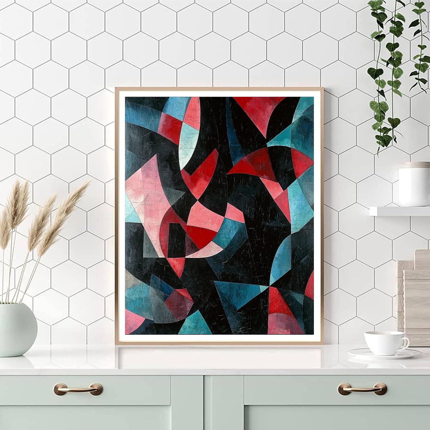 Kazimir Malevich Inspired Abstract Dimensions  Paint By Numbers