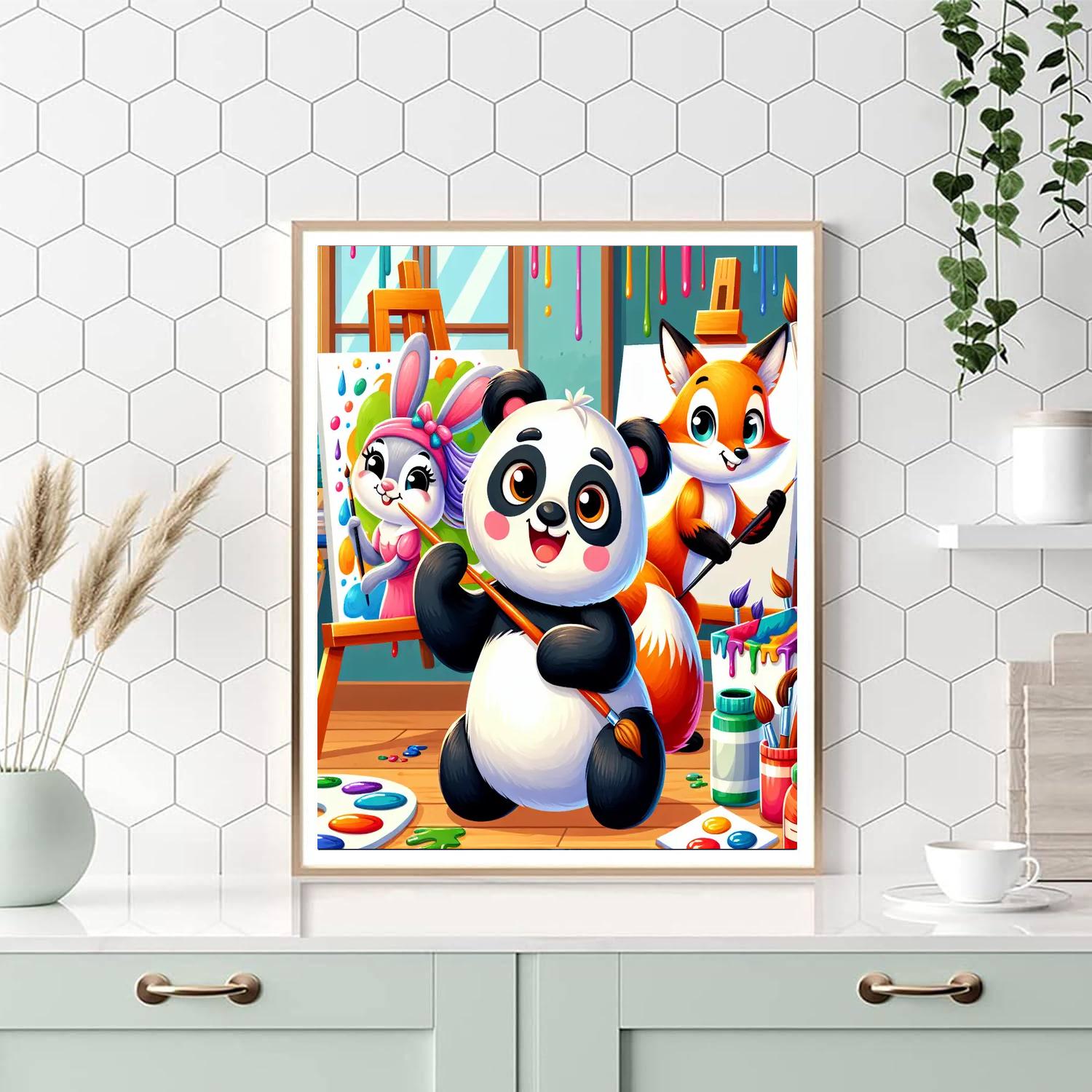 Animal Art Adventure DIY Paint By Numbers