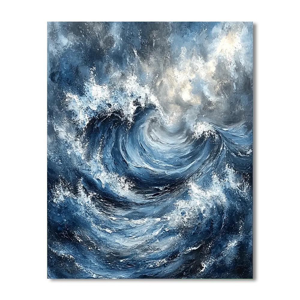 Michelangelo Inspired Elemental Forces  Painting By Numbers Kit