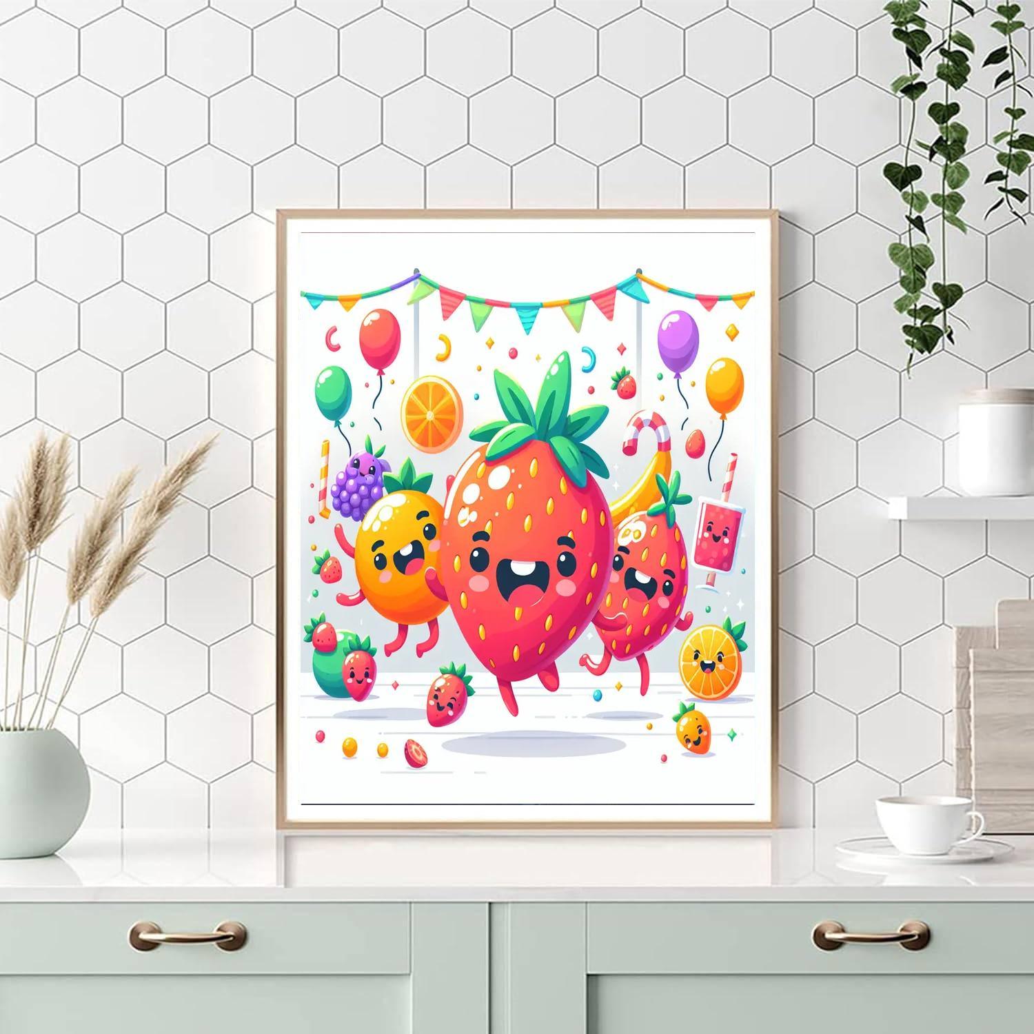 Sunny Fruit Fiesta Paint By Color