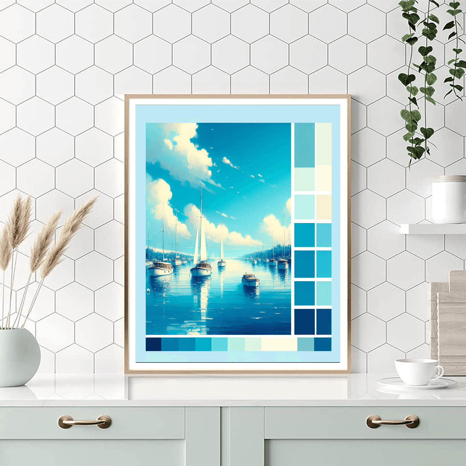 Peaceful Harbor Painting By Numbers Kit