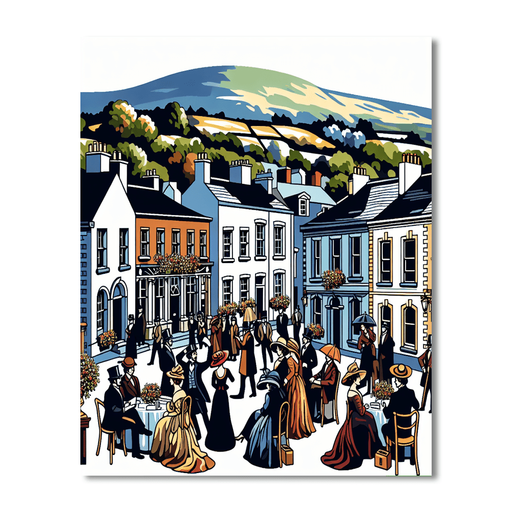 Enniskillen International Beckett Festival - Northern Ireland Number Painting