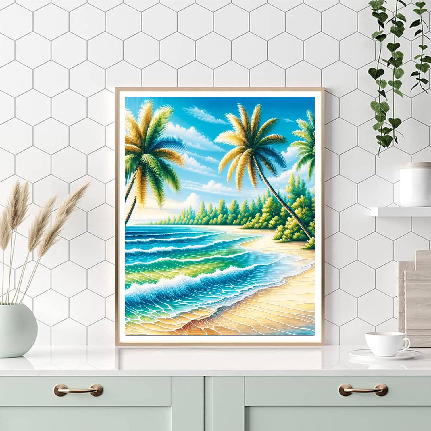 Fabulous Tropical Paradise Numbered Painting Kits