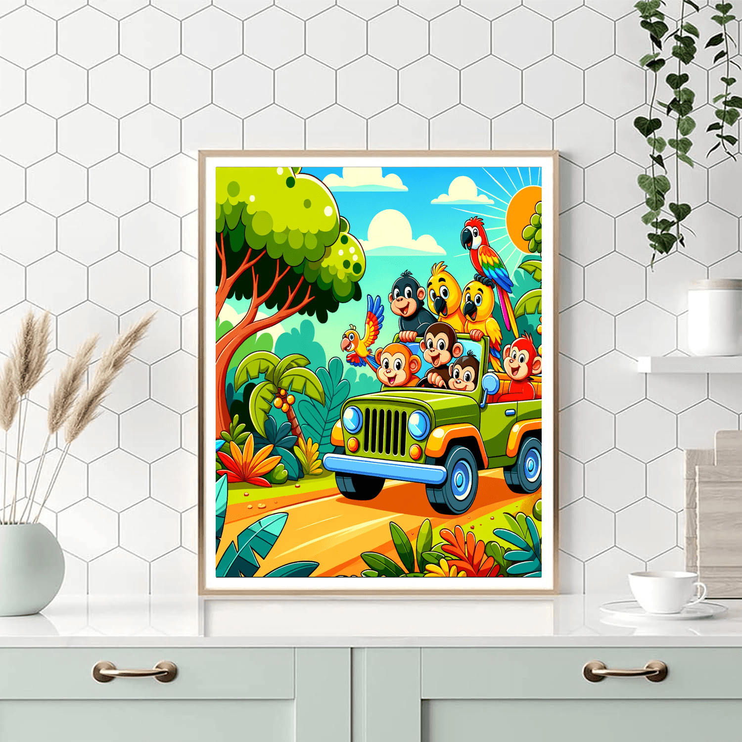 Jungle Joyride Paint By Color