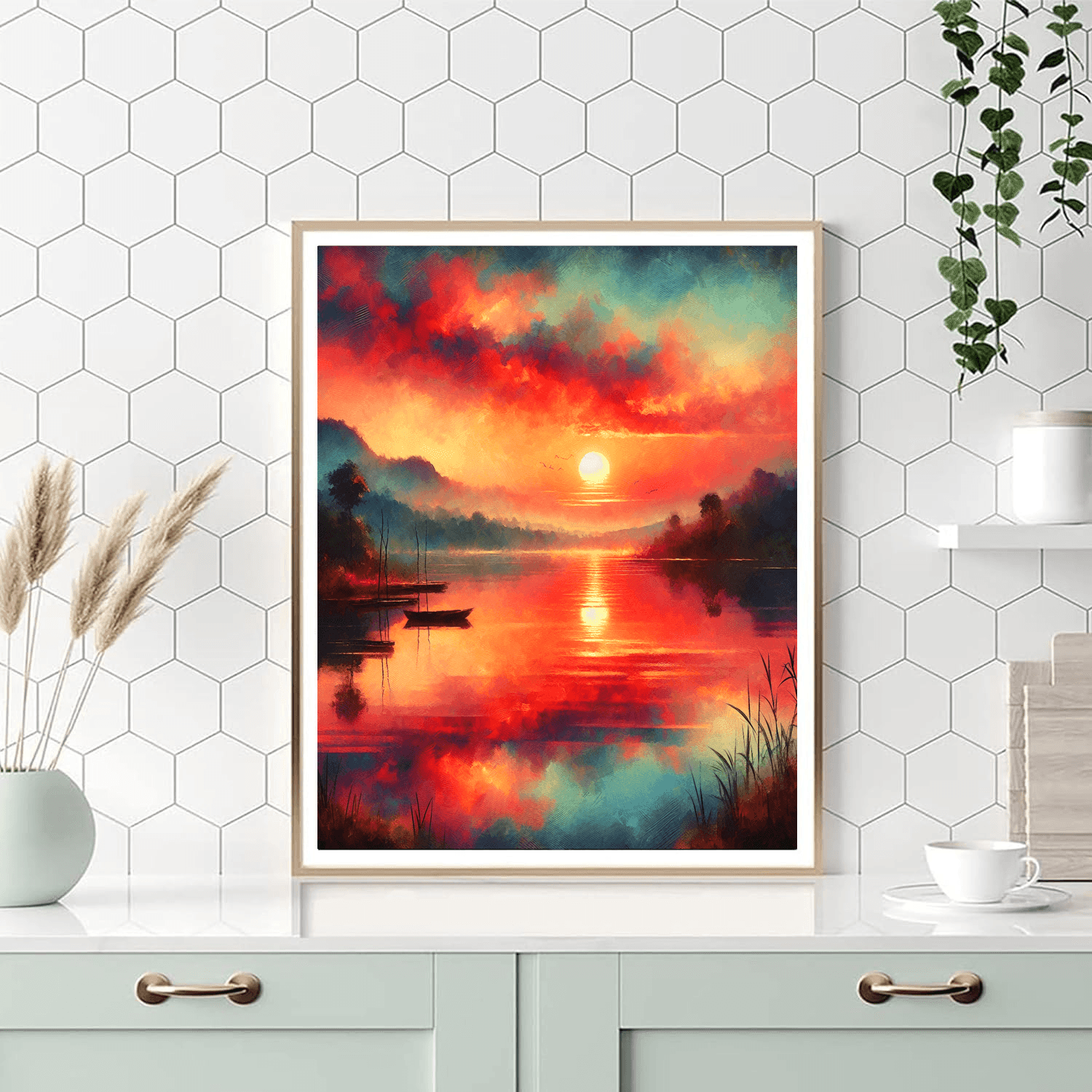 Charming Sunset Paint By Color