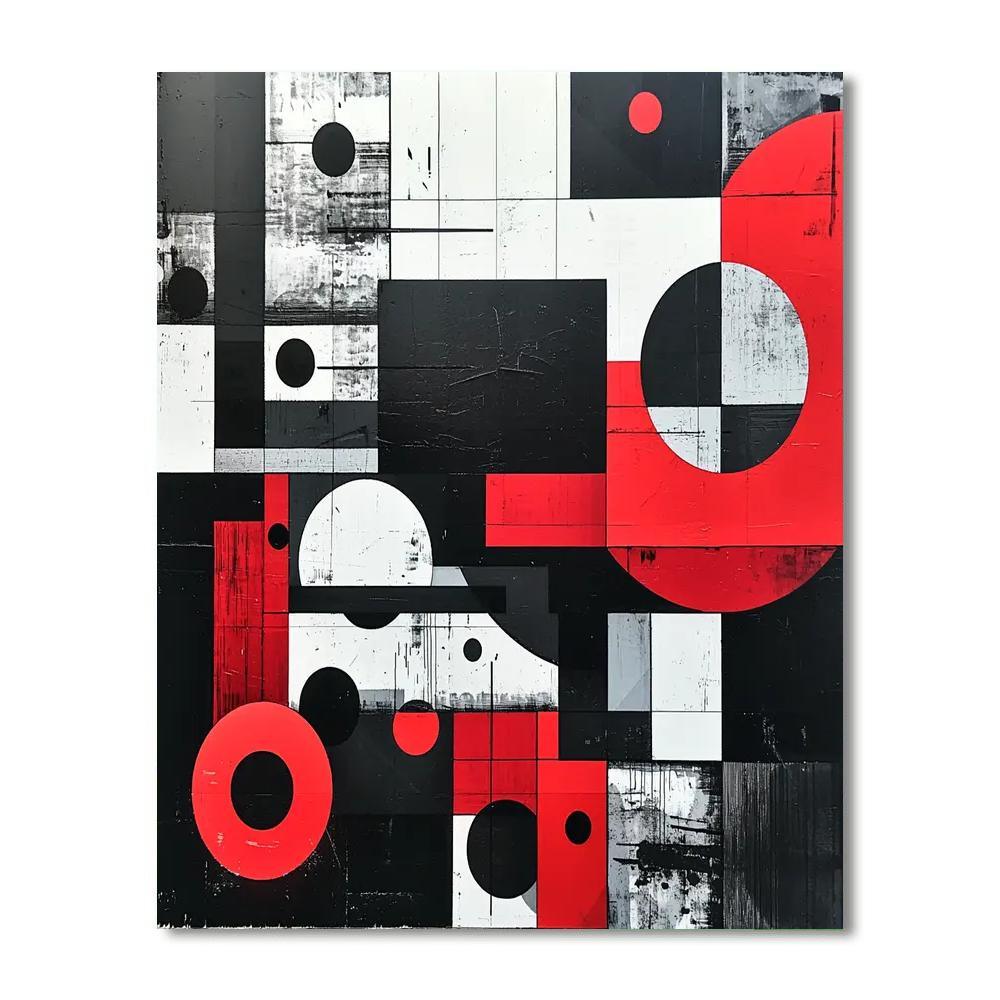 Banksy Inspired Chaos In Harmony  Paint By Number