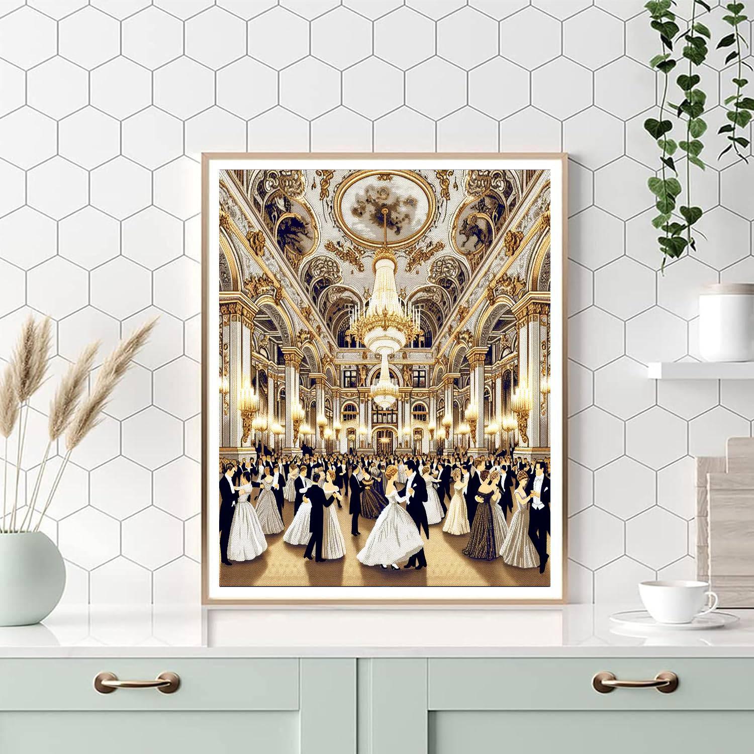 Vienna Ball Season - Austria Painting Number Kit