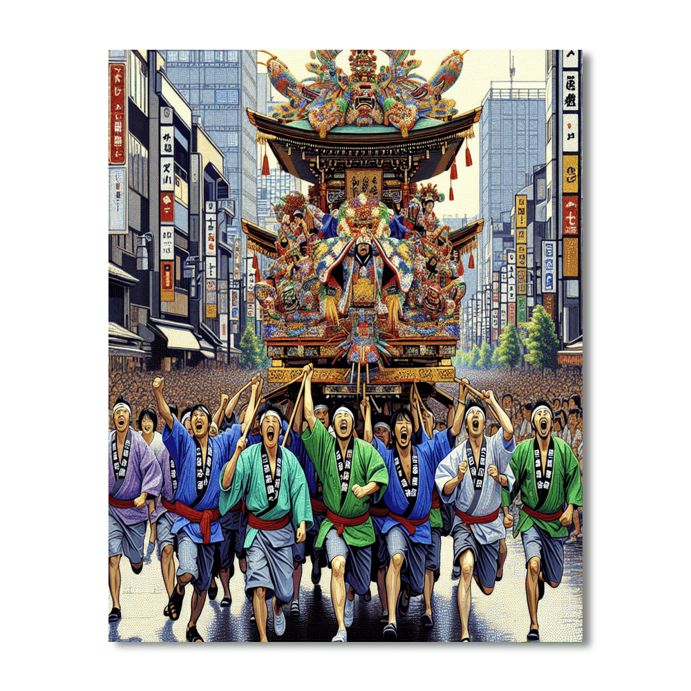 Gion Yamakasa - Fukuoka, Japan Paint By Number