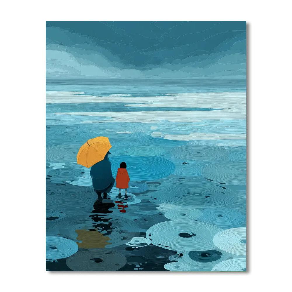 Blissful Rain Showers Numbered Painting Kits