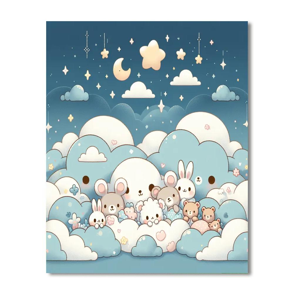 Sweet Dreamscape Painting Number Kit